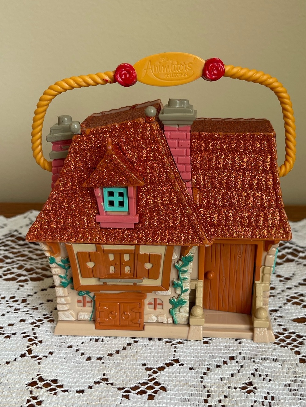 Disney Animators Collection Littles Belle Cottage Playset Figures Lot